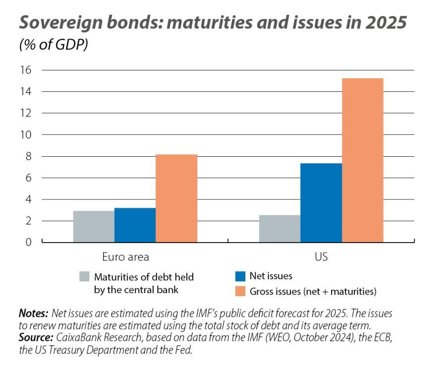 Sovereign bonds: maturities and issues in 2025